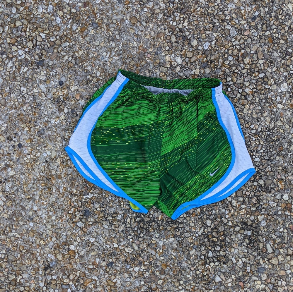 Green Nike Running Shorts